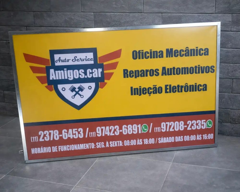 Fachada - Estrutura de Ferro + Lona - Amigos Car